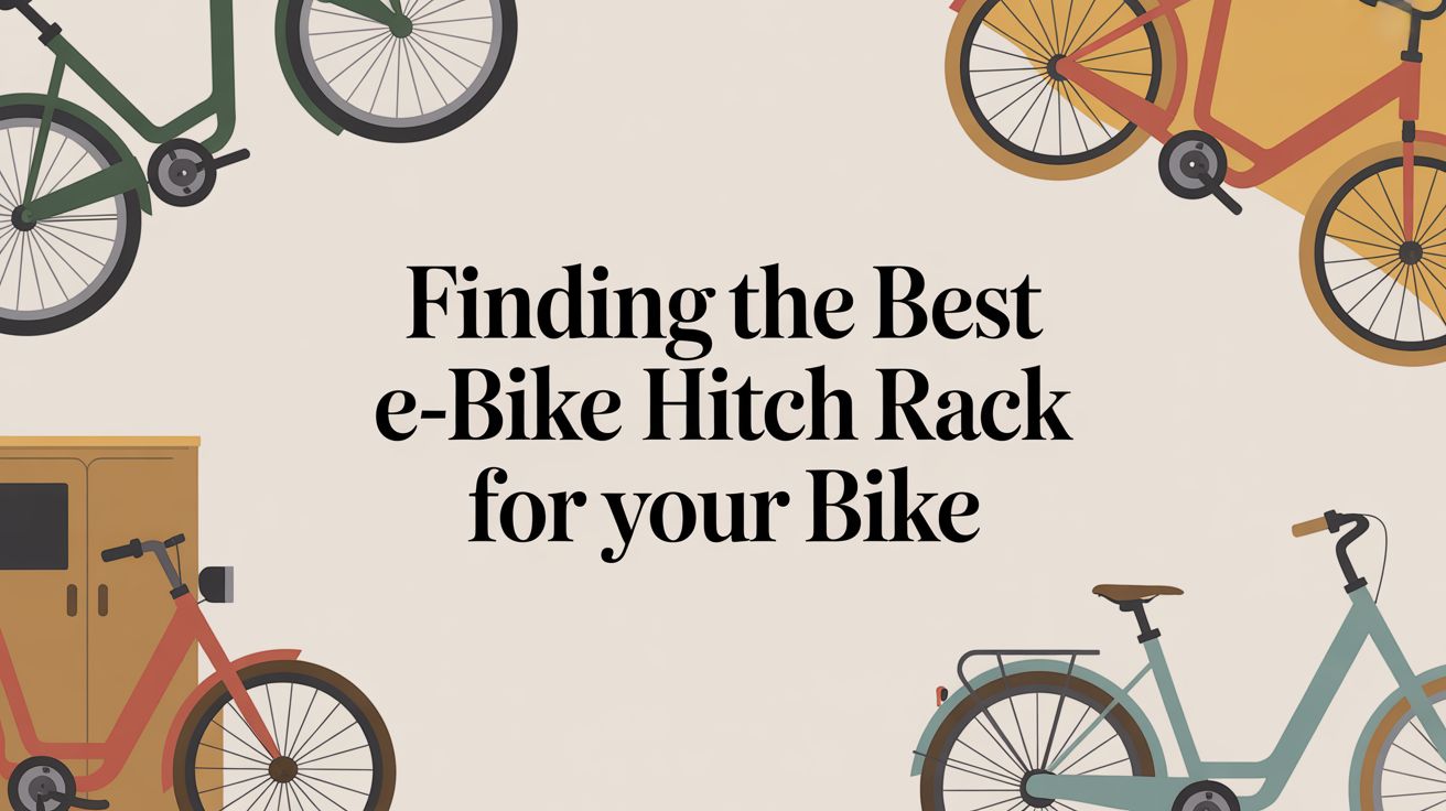 Finding the best E bike hitch rack for your bike